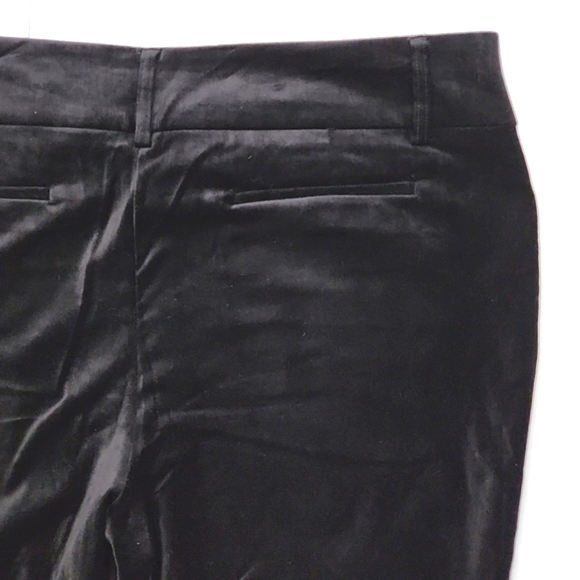 Peter Nygard Women's Grand Luxe Black Velvet Pants Straight  Leg Size 16 - Picture 8 of 15